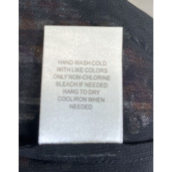 Daniel Rainn Cold Shoulder Blouse Floral Black Multi Size Small NWT - Picture 9 of 9